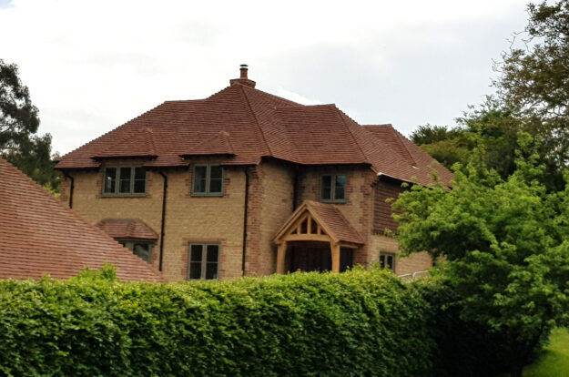 Natural clay tiles, a project by All Heights Roofing, Bognor Regis